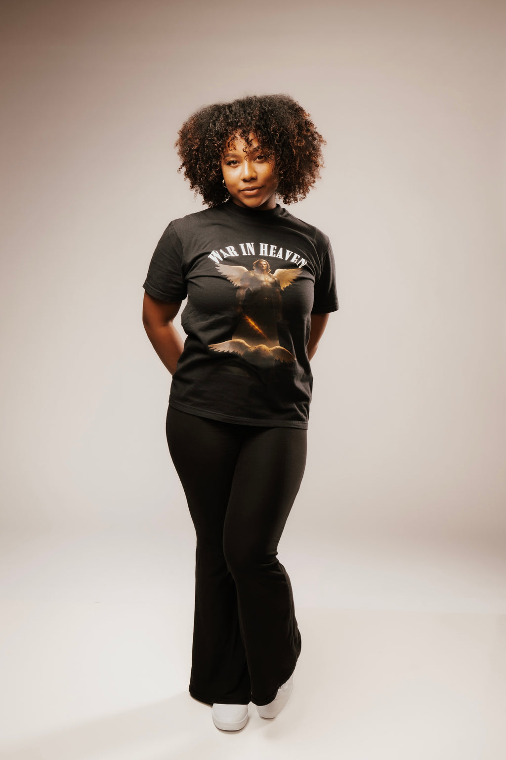 WAR IN HEAVEN "DROP I" PREMIUM TEE IN BLACK