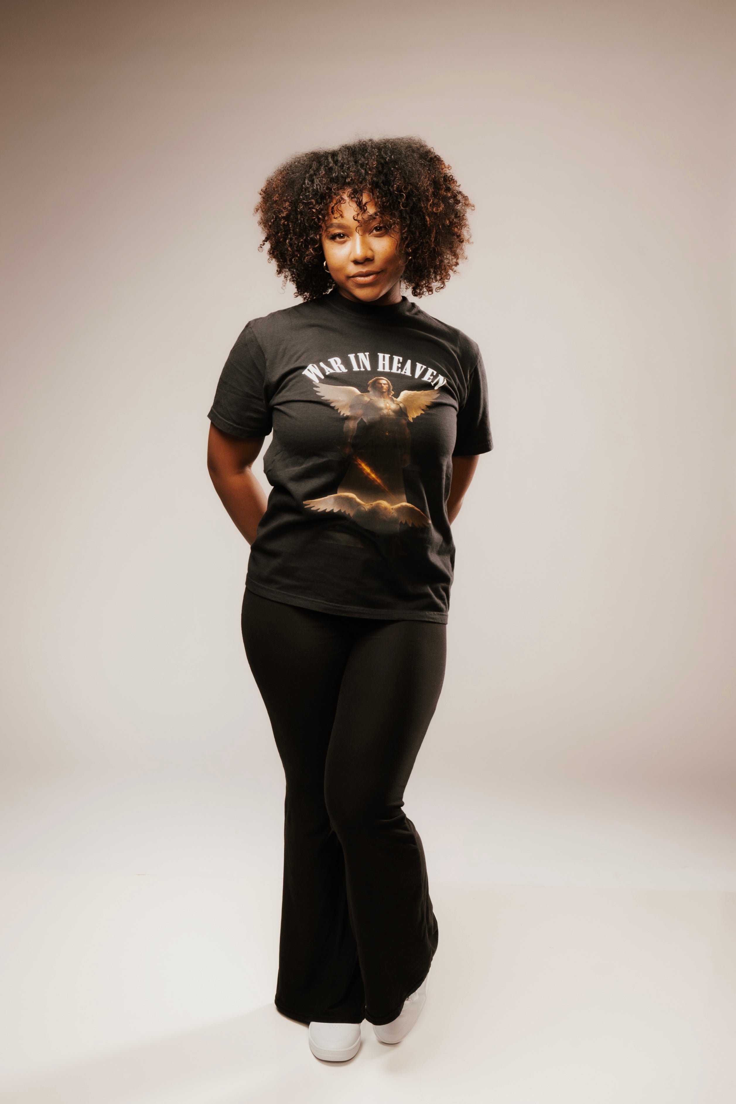 WAR IN HEAVEN "DROP I" PREMIUM TEE IN BLACK