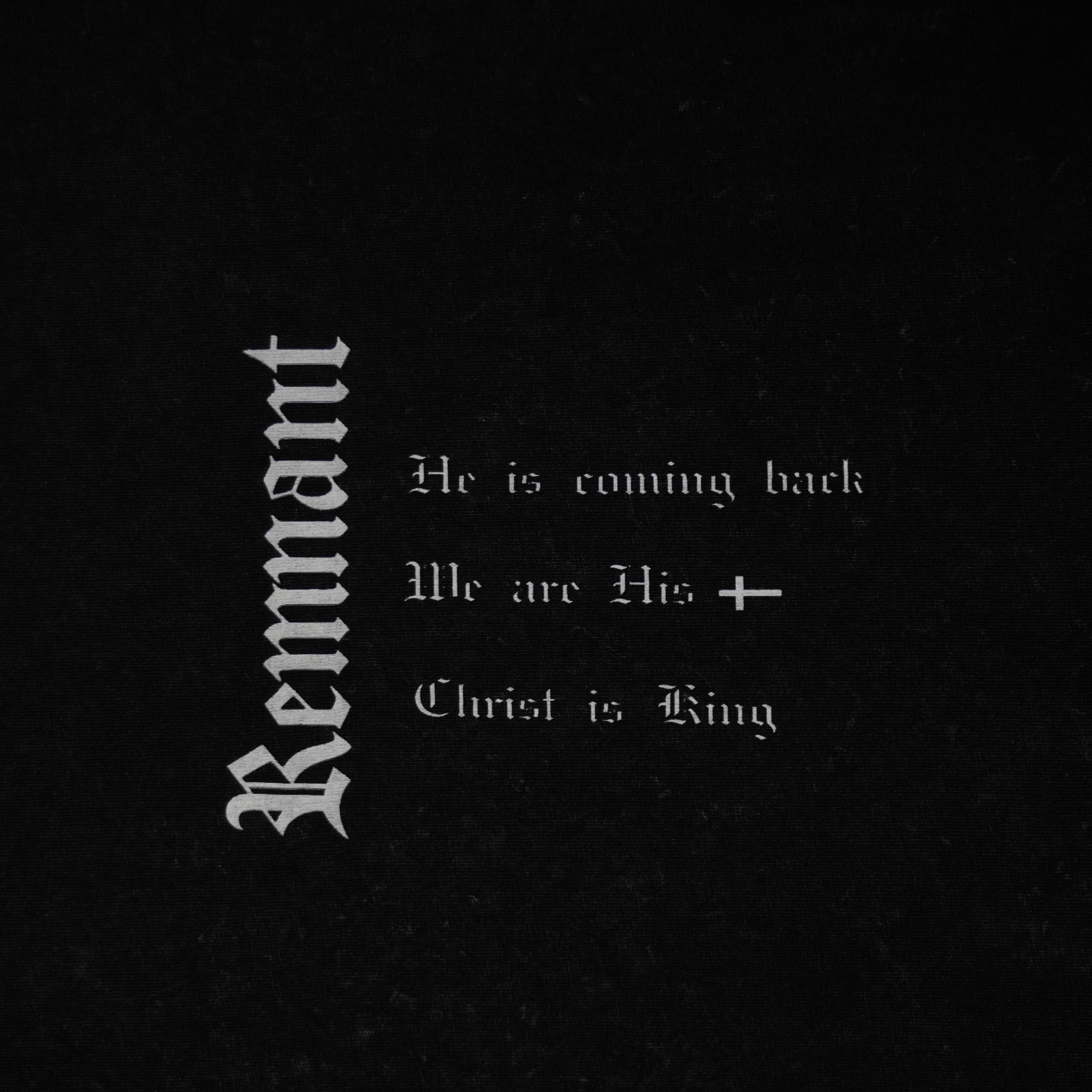 LET THERE BE LIGHT PREMIUM WASHED TEE IN BLACK