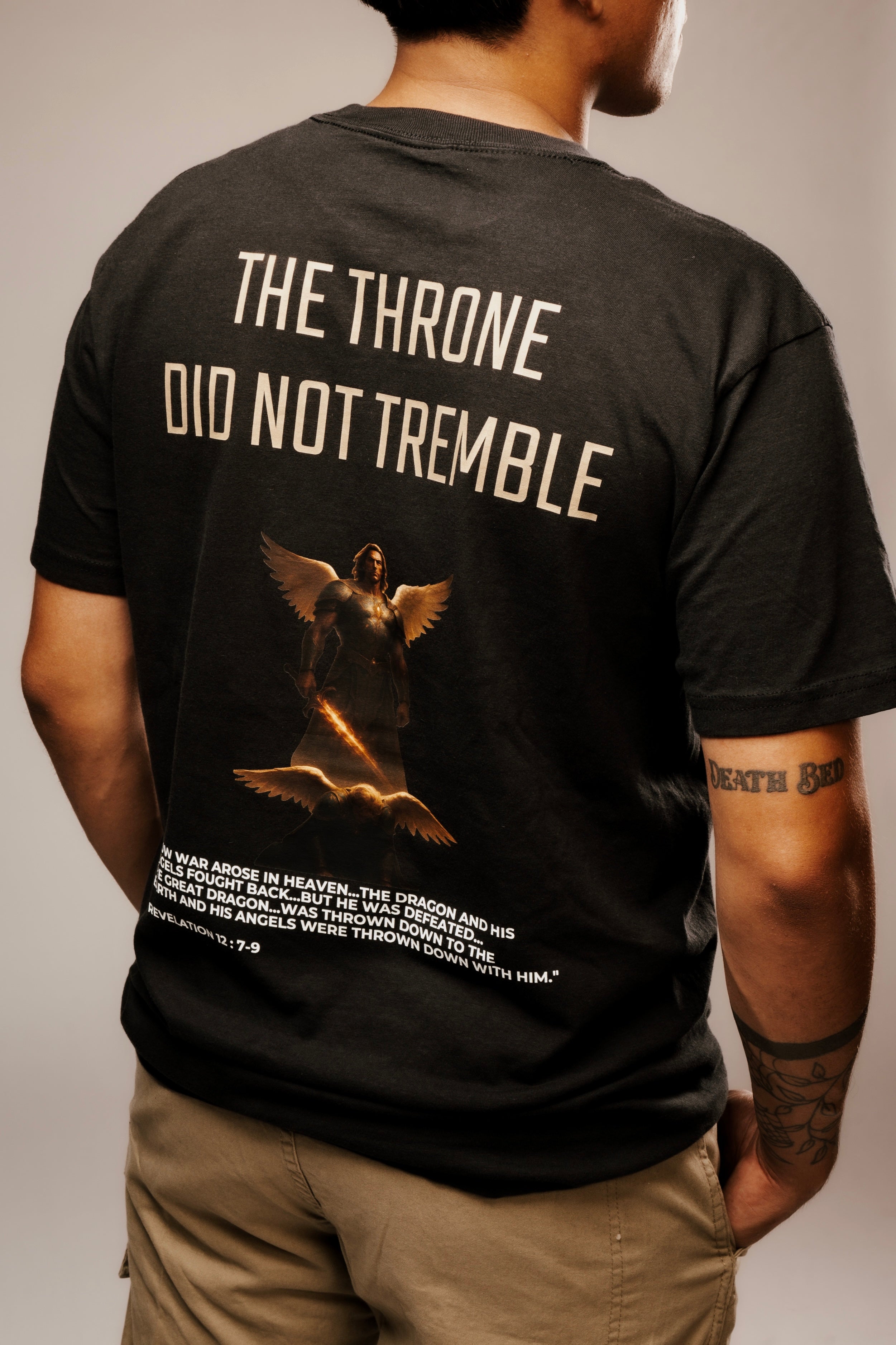 THE ACCUSER "DROP I" PREMIUM TEE IN BLACK