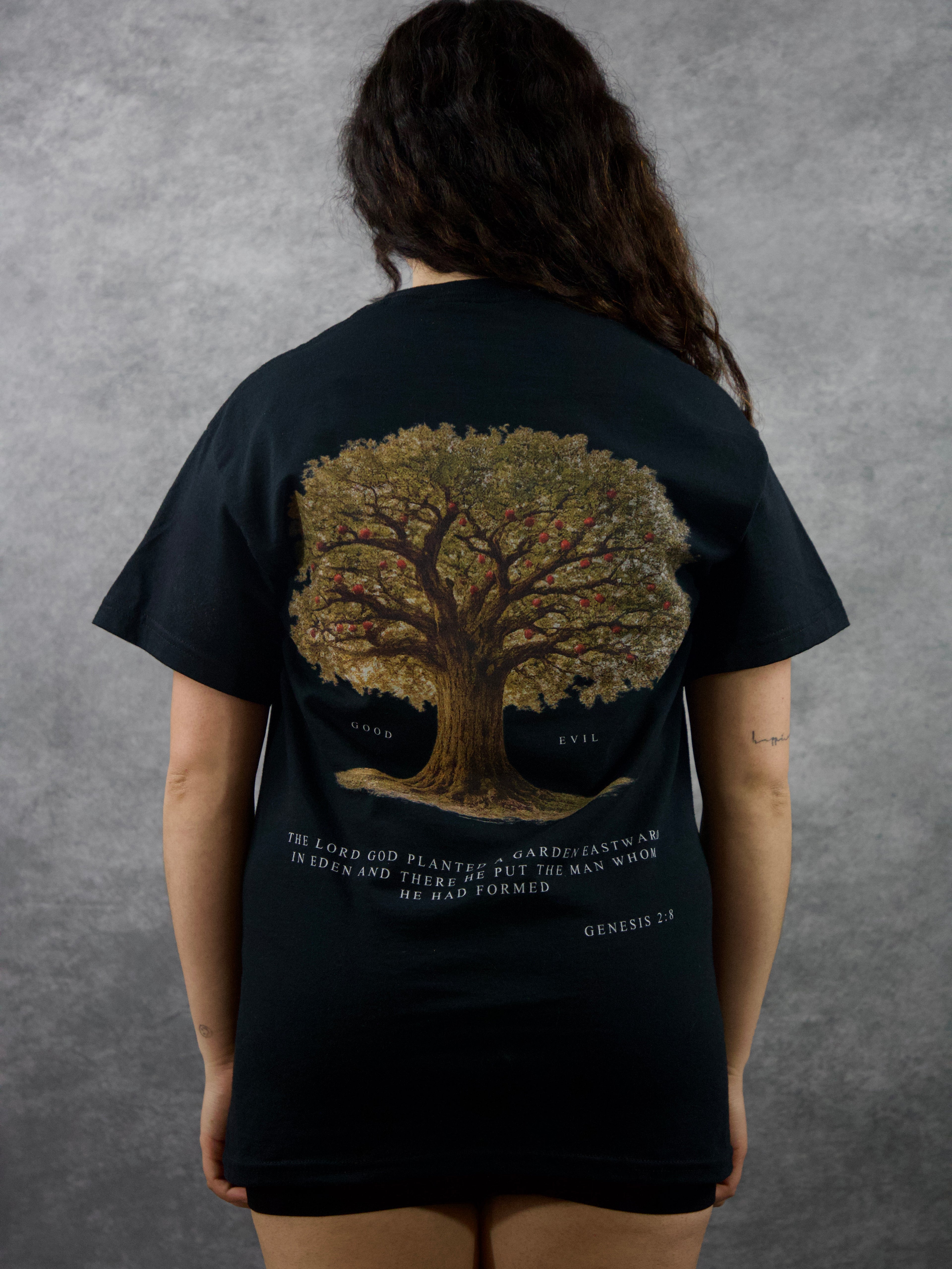 TREE OF GOOD & EVIL PREMIUM TEE IN BLACK