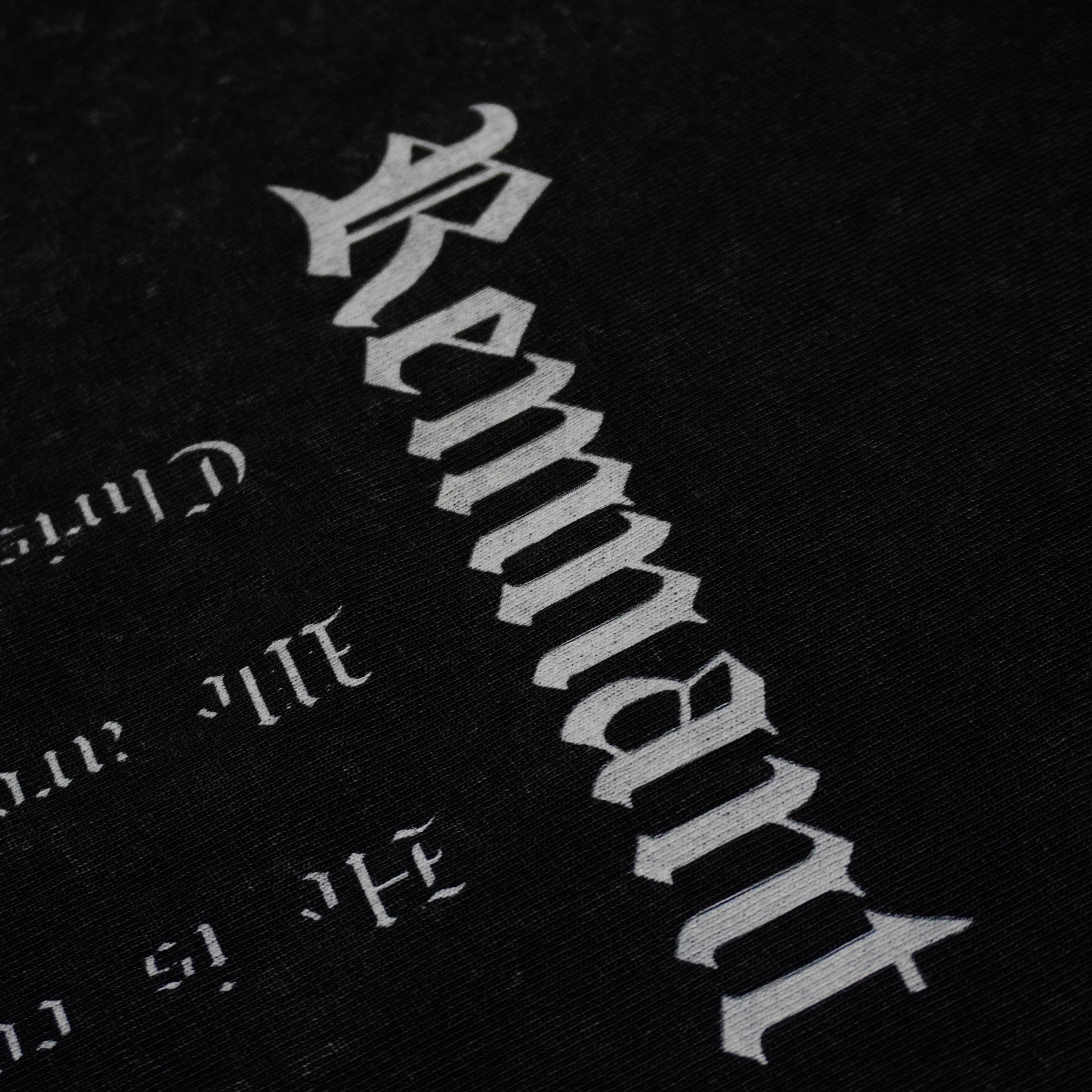 LET THERE BE LIGHT PREMIUM WASHED TEE IN BLACK