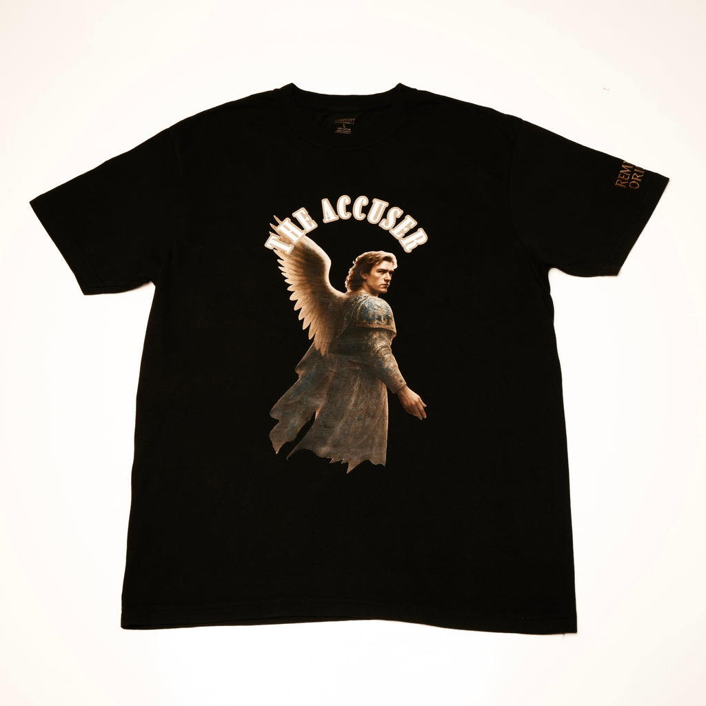 THE ACCUSER "DROP I" PREMIUM TEE IN BLACK