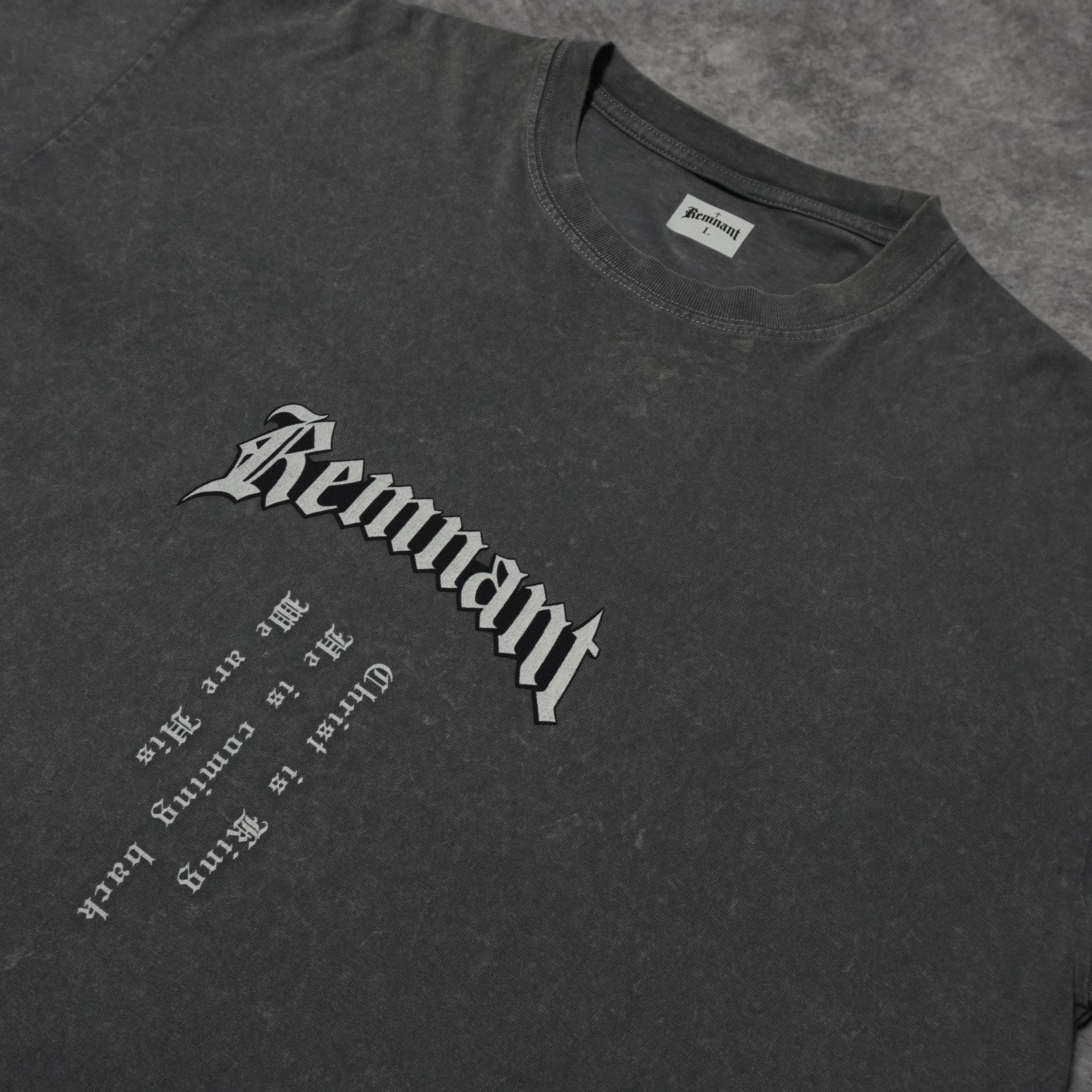 MADE IN HIS IMAGE PREMIUM WASHED TEE IN GRAY