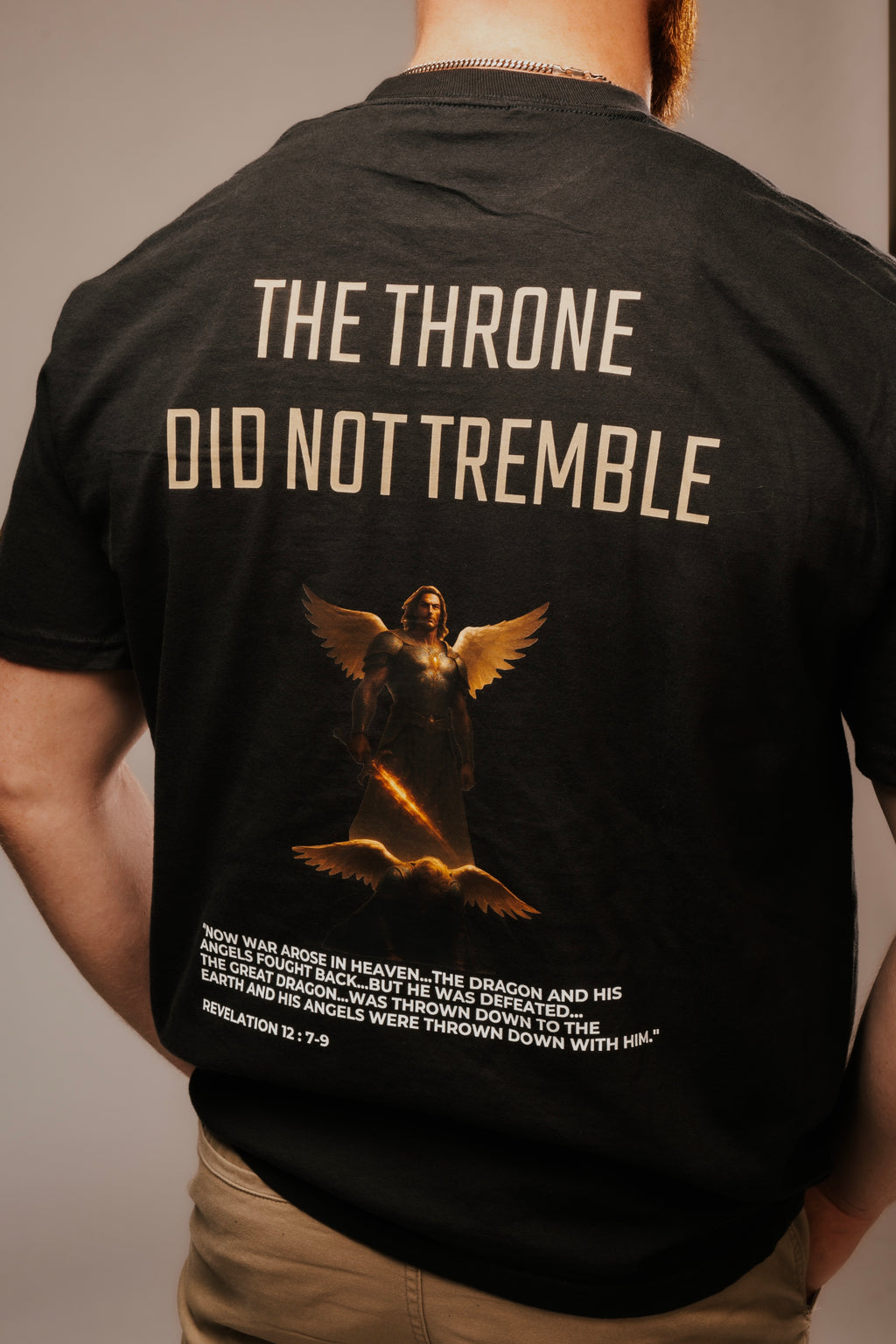 FALL OF FIRE "DROP I" PREMIUM TEE IN BLACK