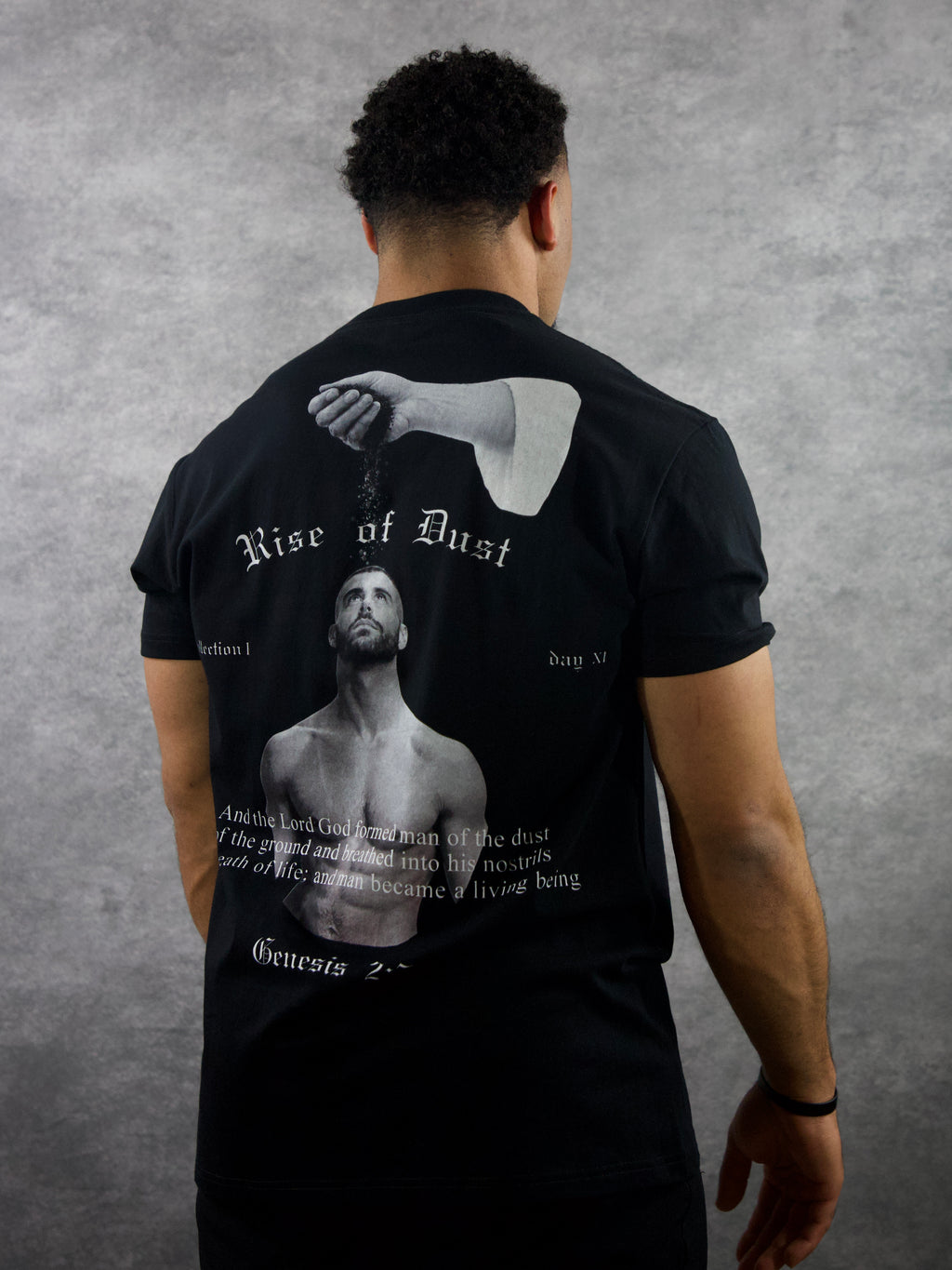 RISE OF DUST PREMIUM TEE IN BLACK