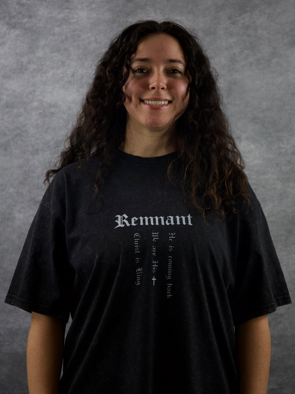 LET THERE BE LIGHT PREMIUM WASHED TEE IN BLACK