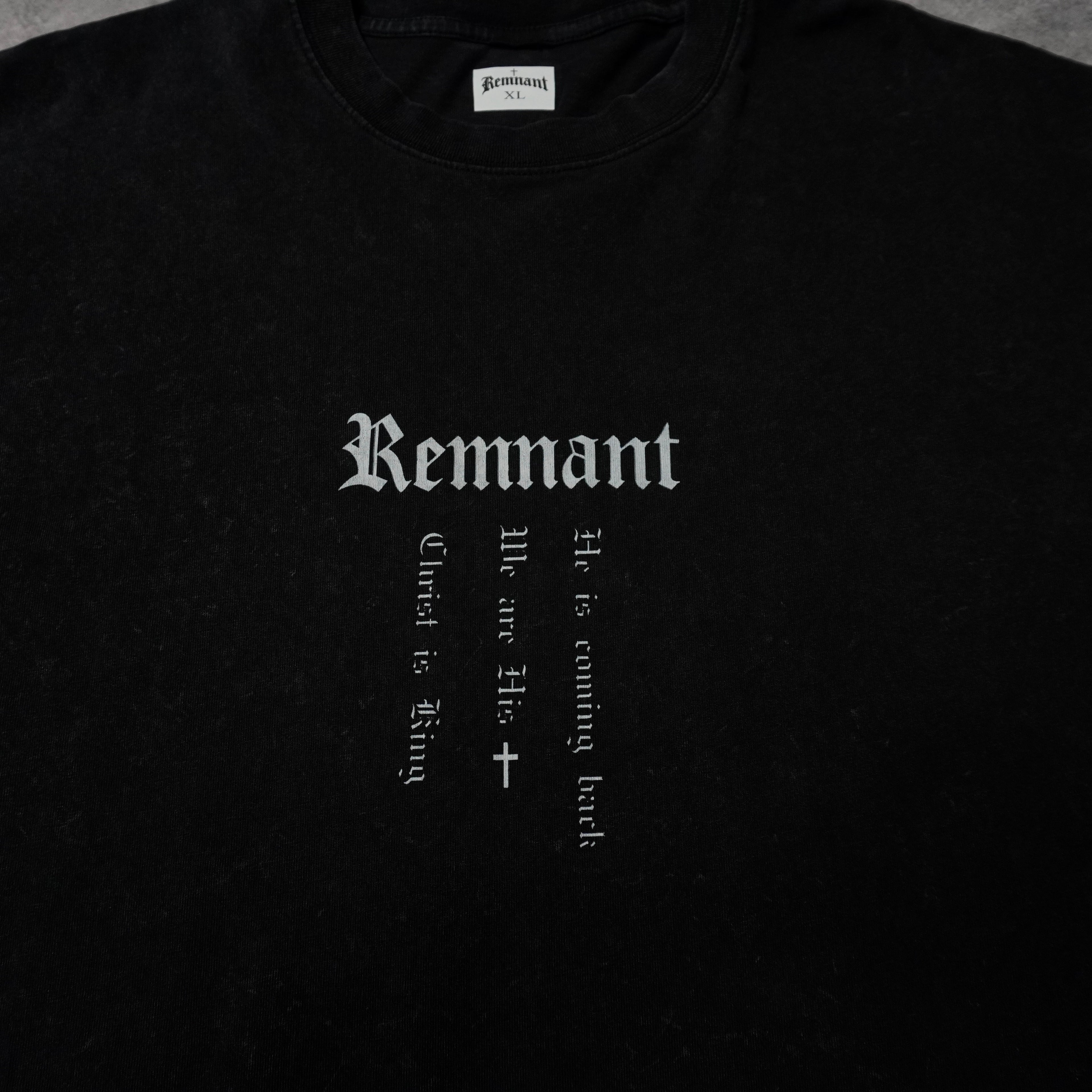 LET THERE BE LIGHT PREMIUM WASHED TEE IN BLACK
