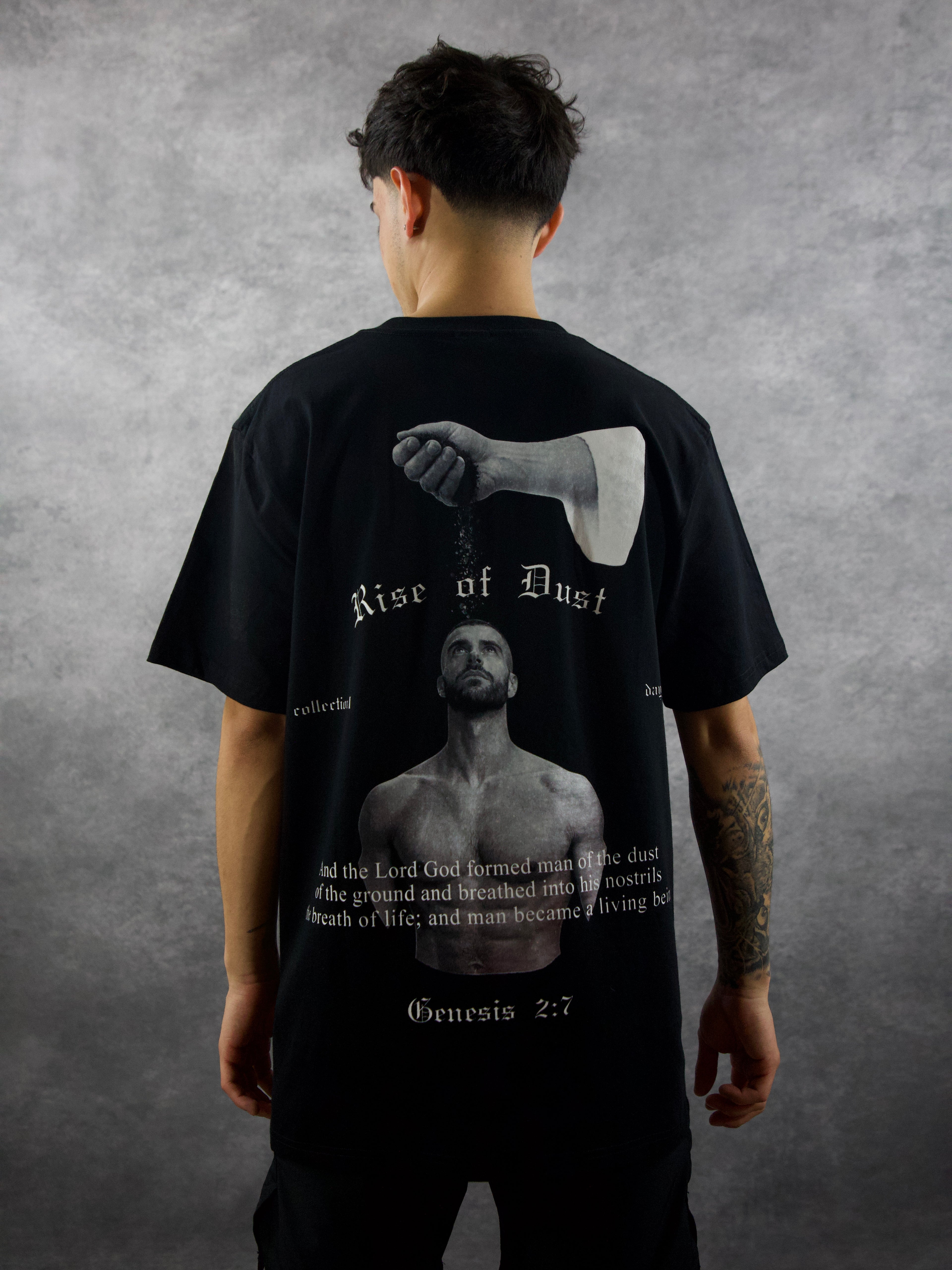 RISE OF DUST PREMIUM TEE IN BLACK