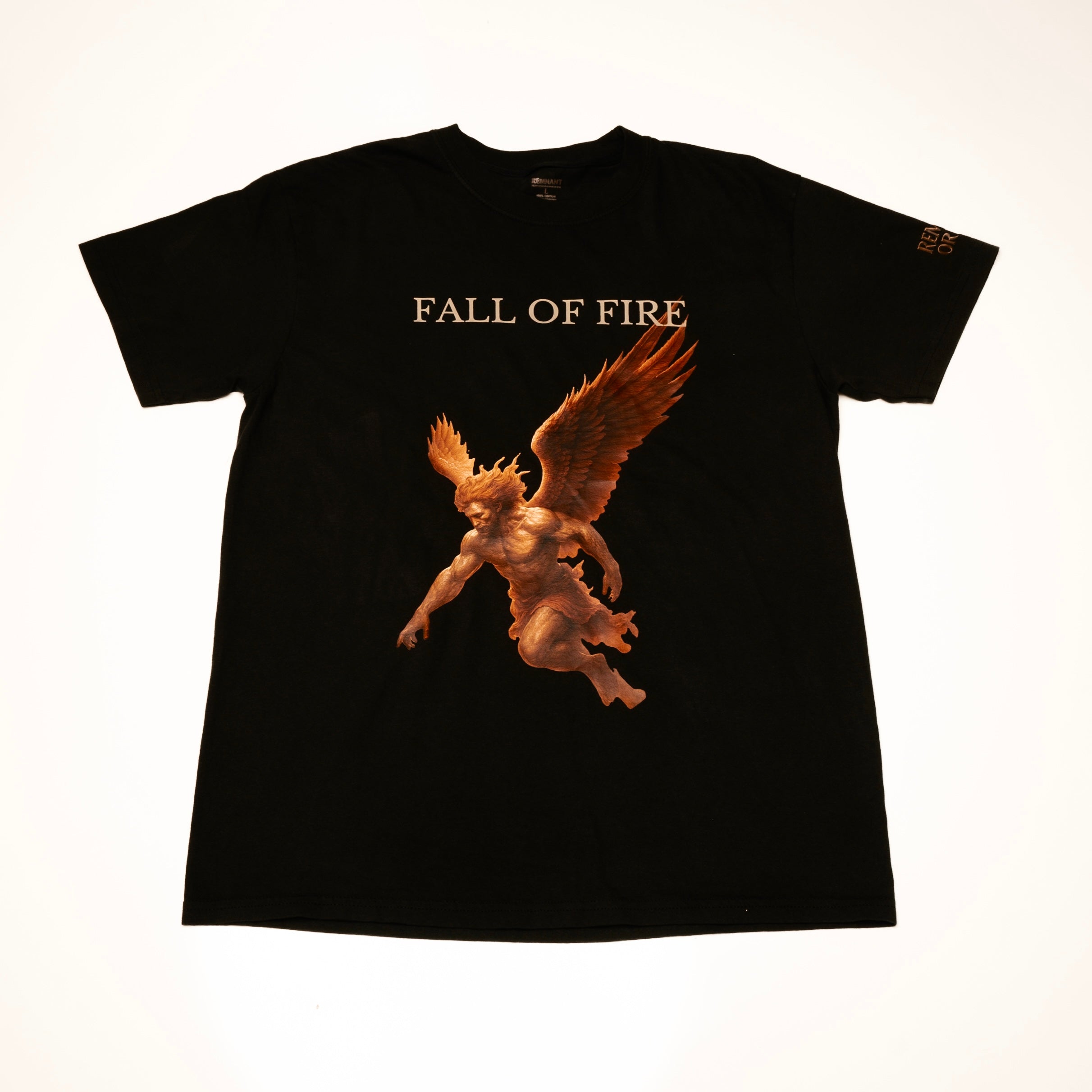 FALL OF FIRE "DROP I" PREMIUM TEE IN BLACK