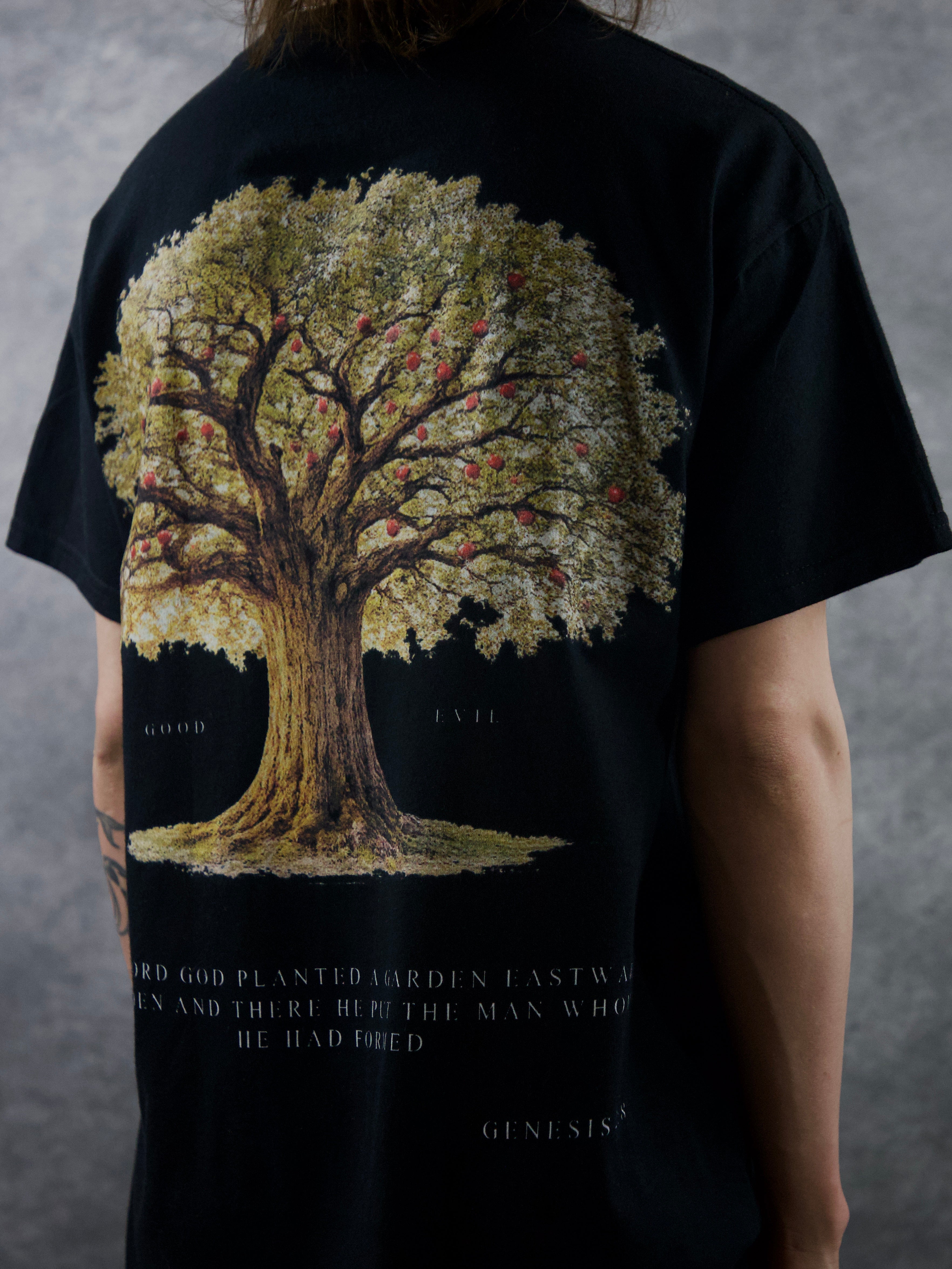 TREE OF GOOD & EVIL PREMIUM TEE IN BLACK