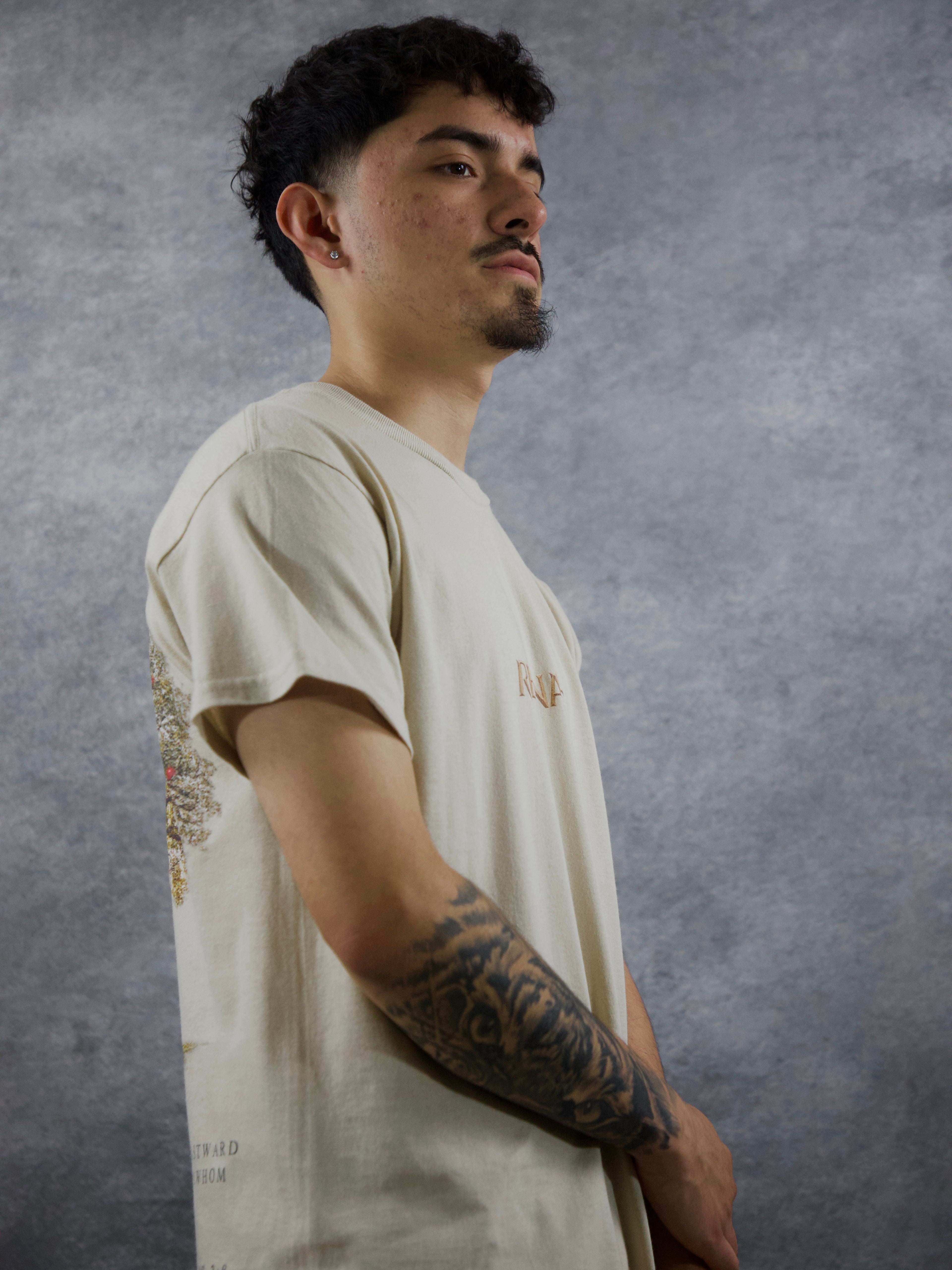 TREE OF GOOD & EVIL PREMIUM TEE IN CREAM