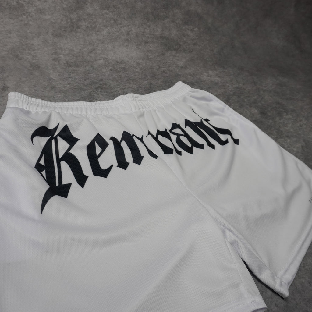 HOLY COVERINGS PERFORMANCE SHORTS IN WHITE