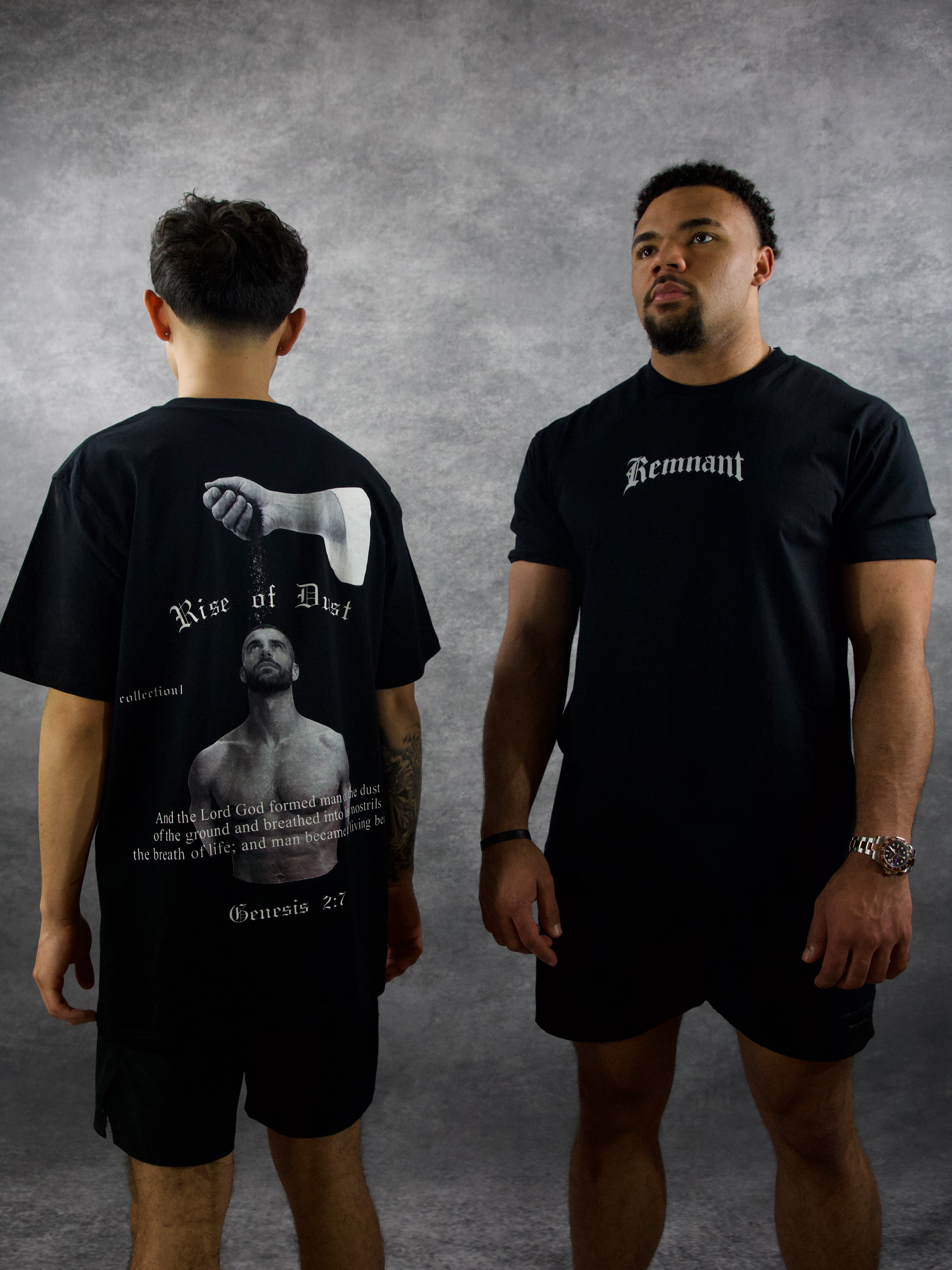 RISE OF DUST PREMIUM TEE IN BLACK