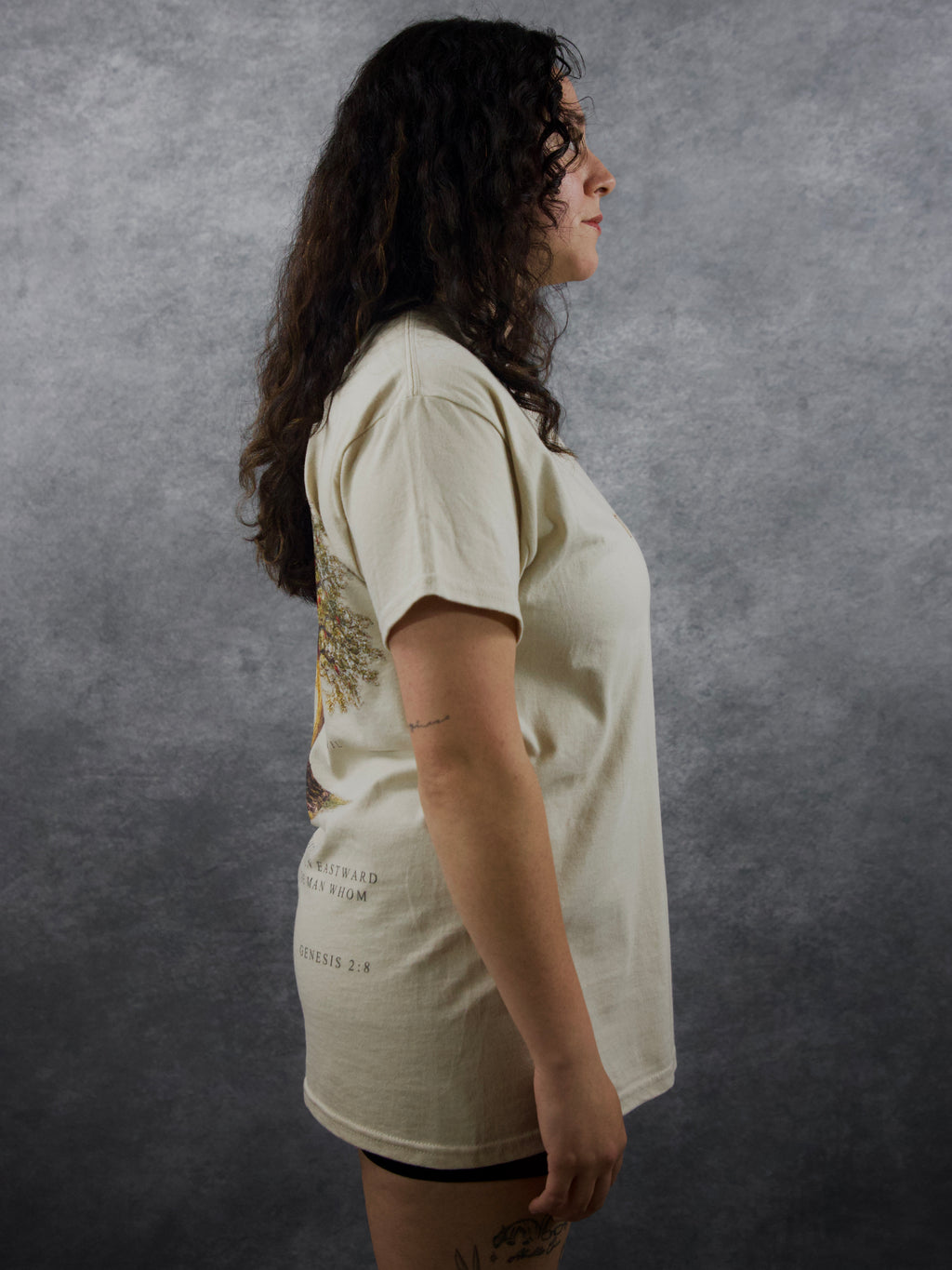 TREE OF GOOD & EVIL PREMIUM TEE IN CREAM