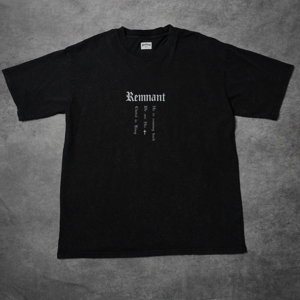 LET THERE BE LIGHT PREMIUM WASHED TEE IN BLACK