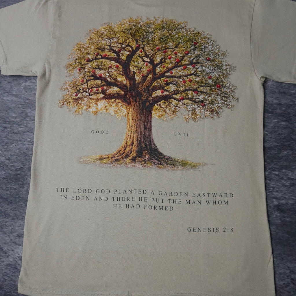 TREE OF GOOD & EVIL PREMIUM TEE IN CREAM