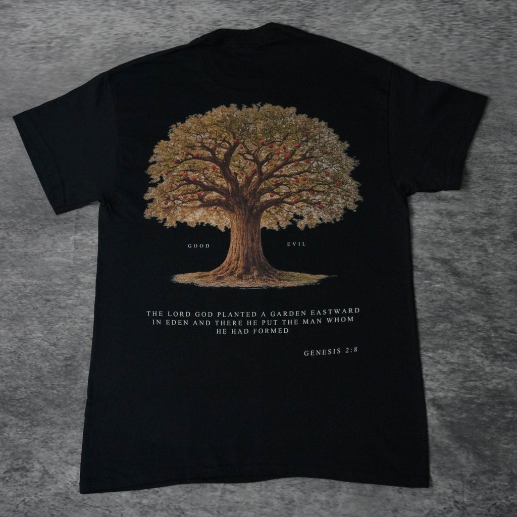 TREE OF GOOD & EVIL PREMIUM TEE IN BLACK