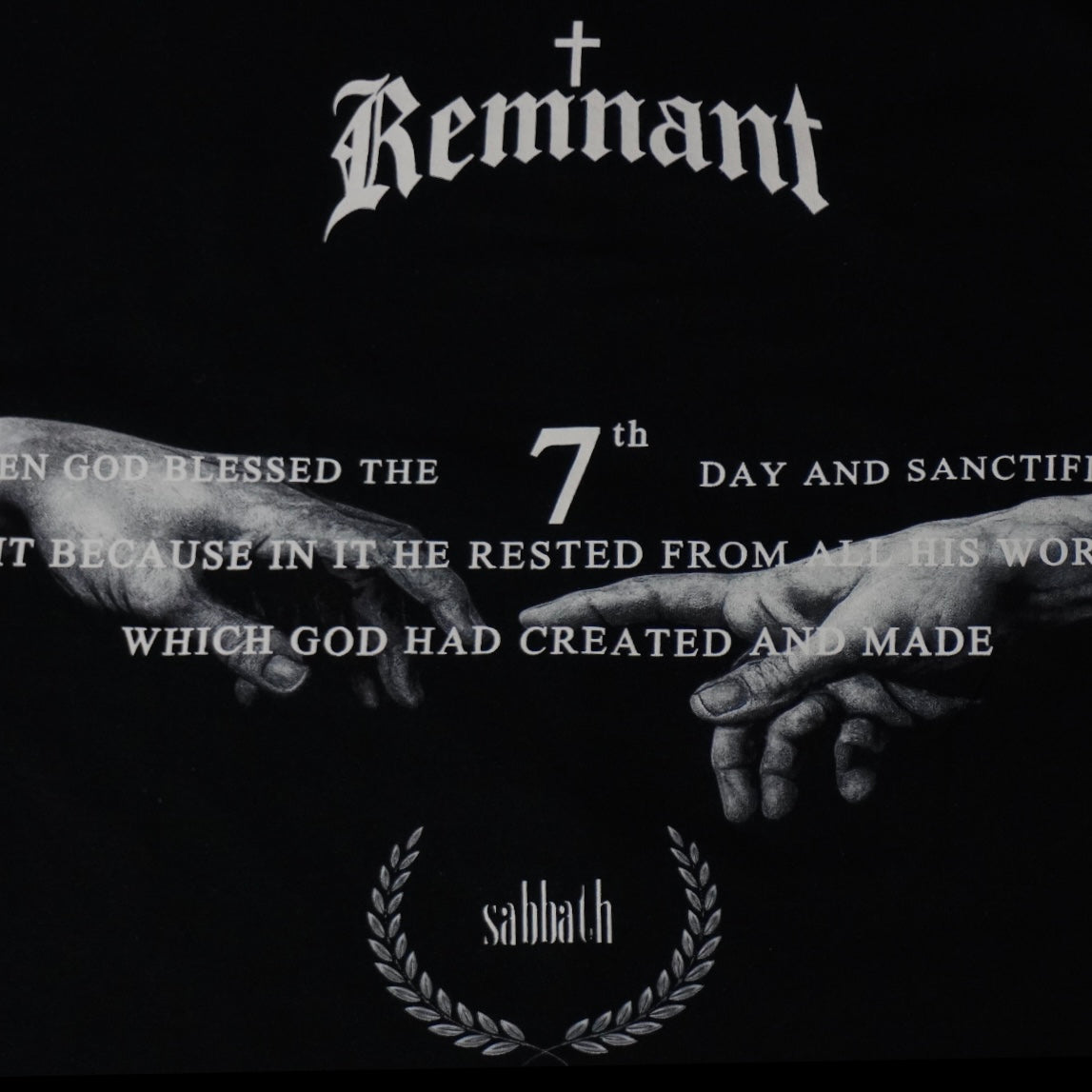 SABBATH PREMIUM TEE IN BLACK