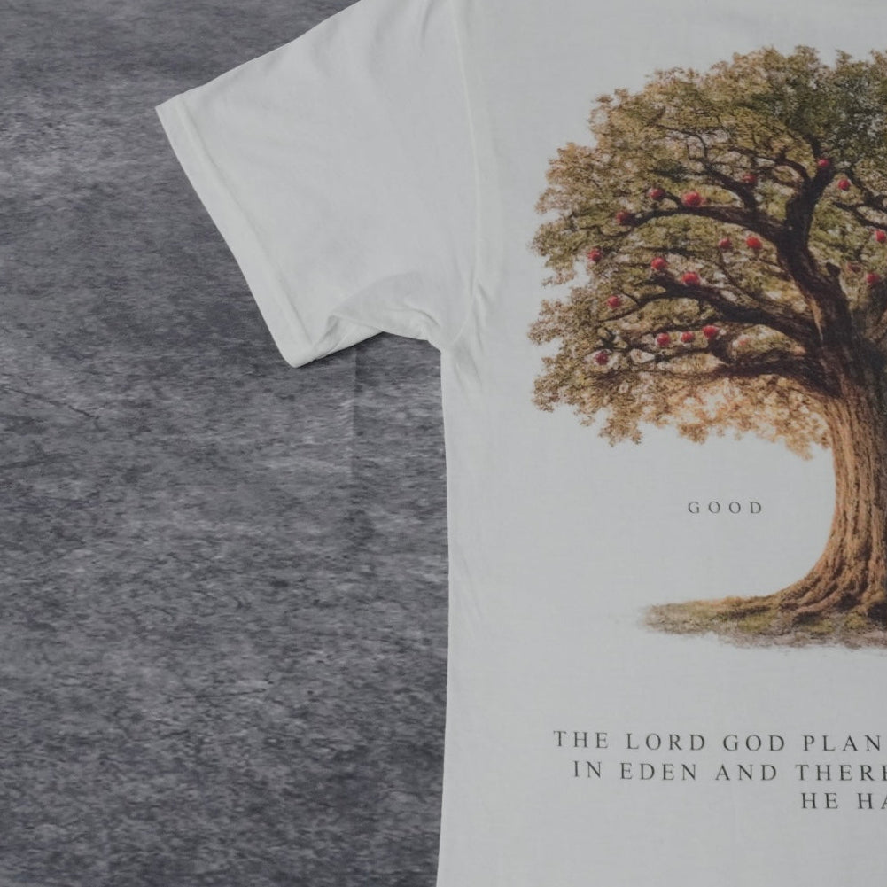 TREE OF GOOD & EVIL PREMIUM TEE IN WHITE