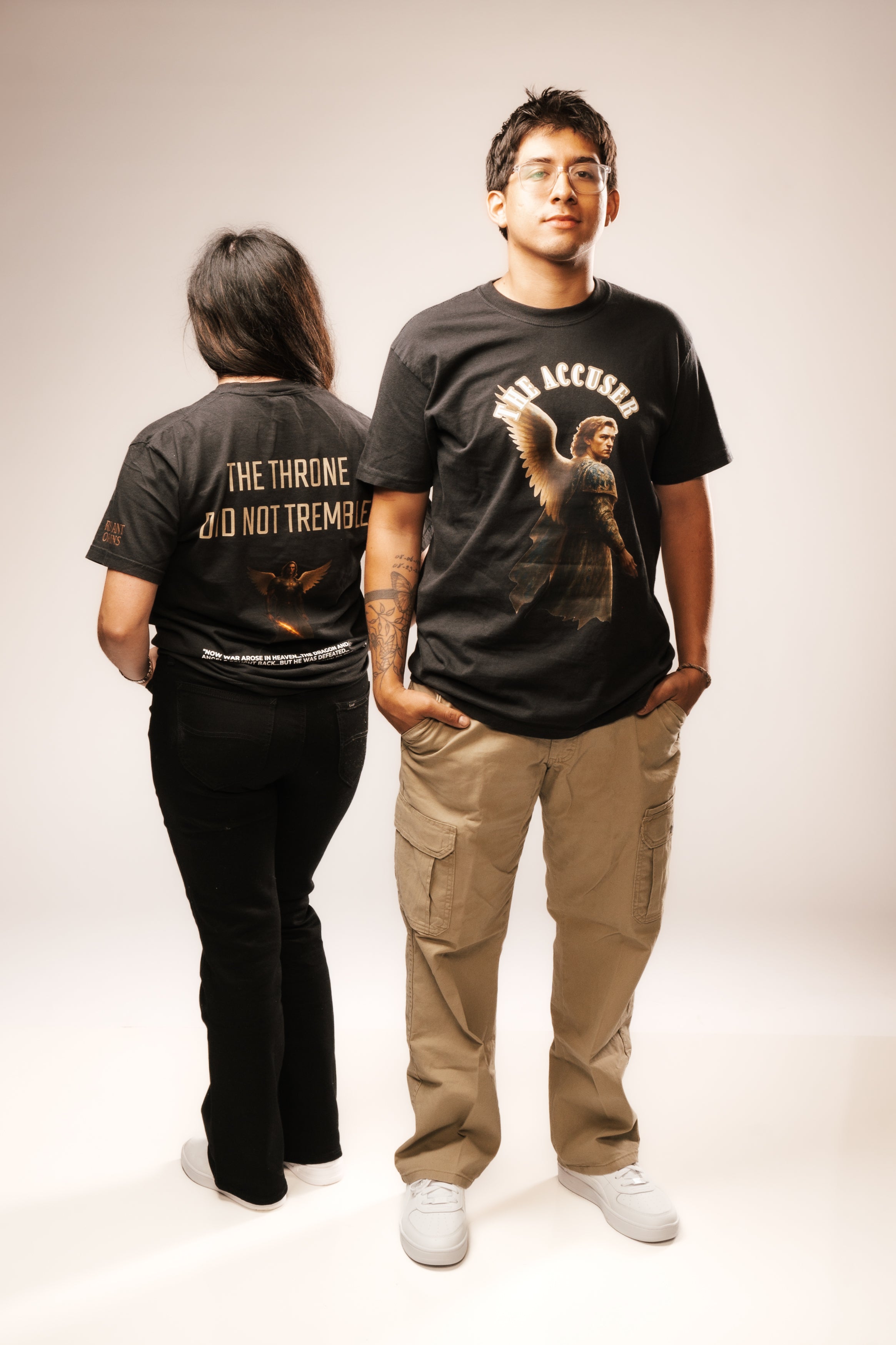 THE ACCUSER "DROP I" PREMIUM TEE IN BLACK