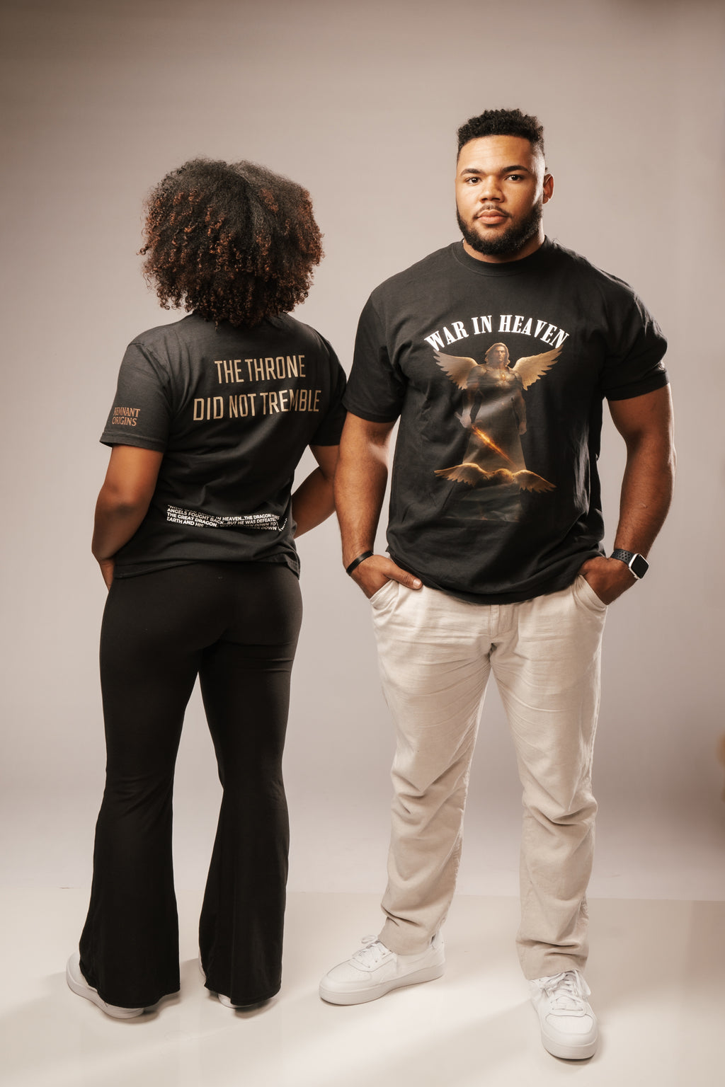 WAR IN HEAVEN "DROP I" PREMIUM TEE IN BLACK