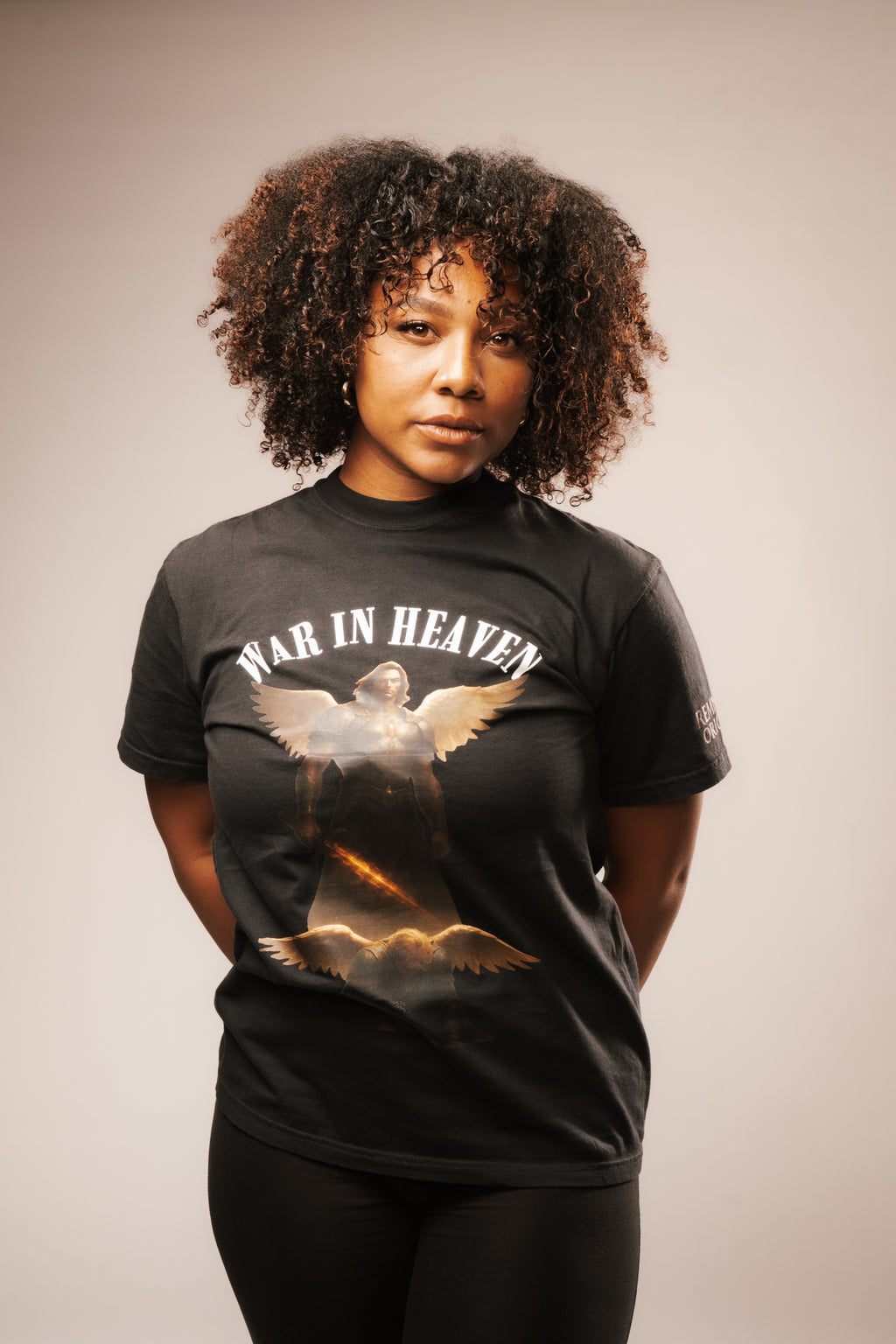 WAR IN HEAVEN "DROP I" PREMIUM TEE IN BLACK